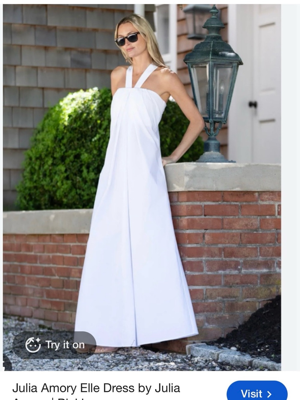 Julia Amory Elle Dress White